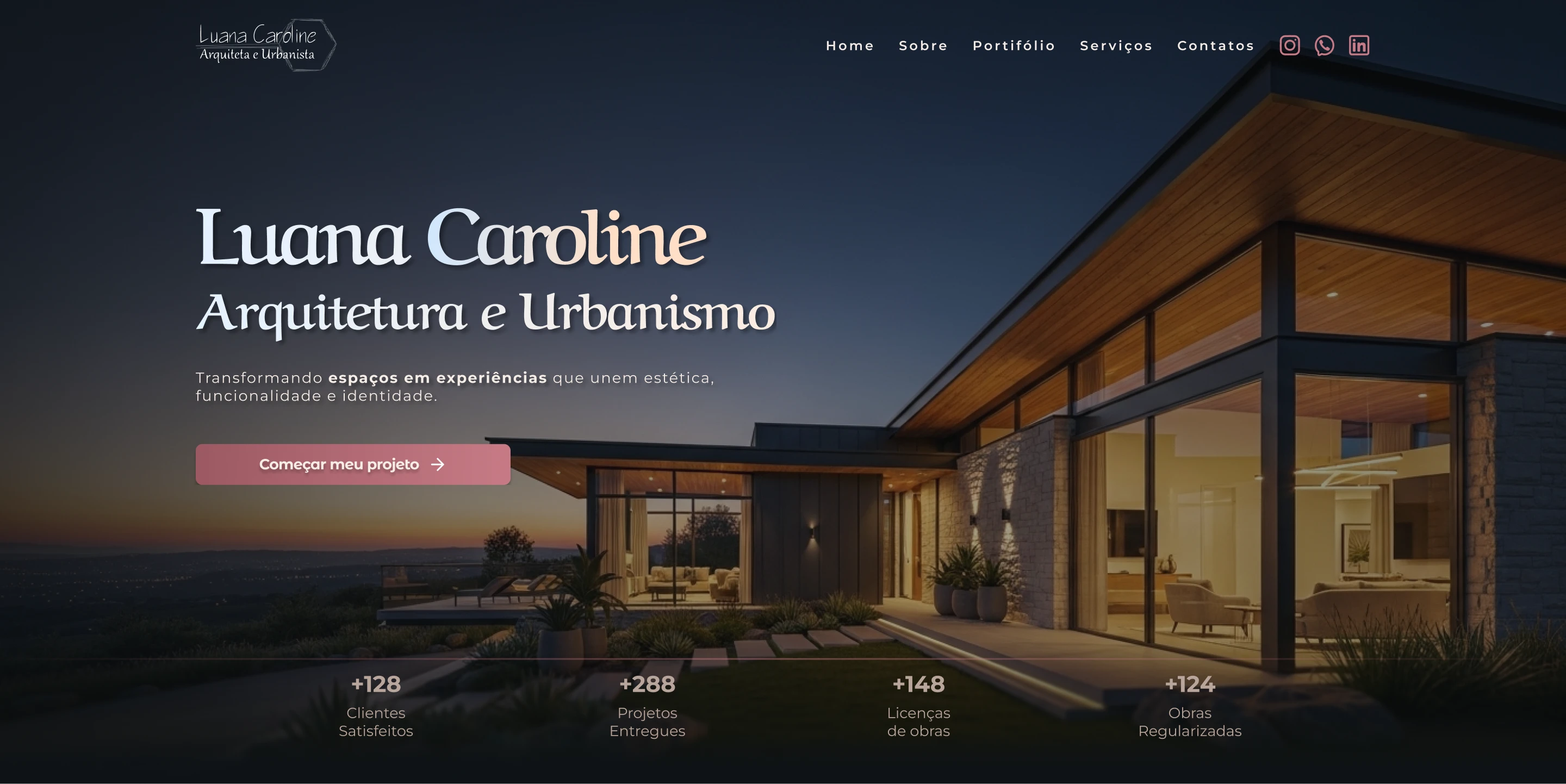Landing Page Luana